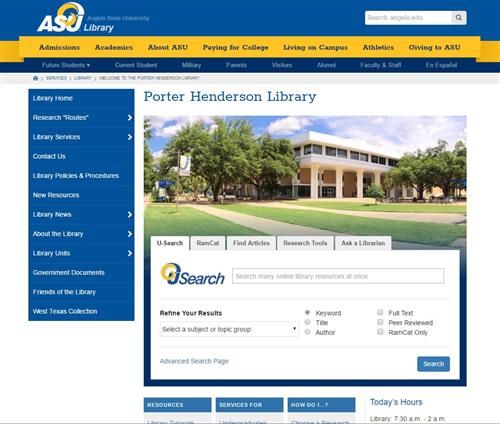 Porter Henderson Library 