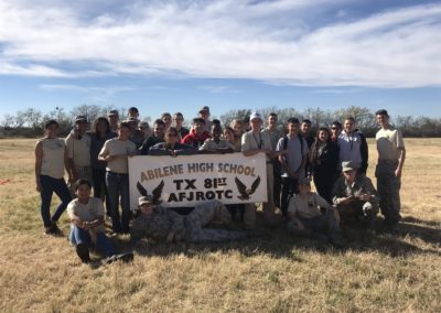 2018 Fall Land Navigation - Full Group Picture with Banner
