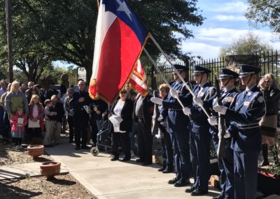 Color Guard WWII Remembered - Texas Flag