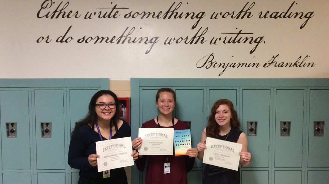 Creative Writing Students Win Awards