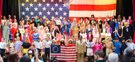 Dyess Elementary Salutes Veterans at "I Love America Day"