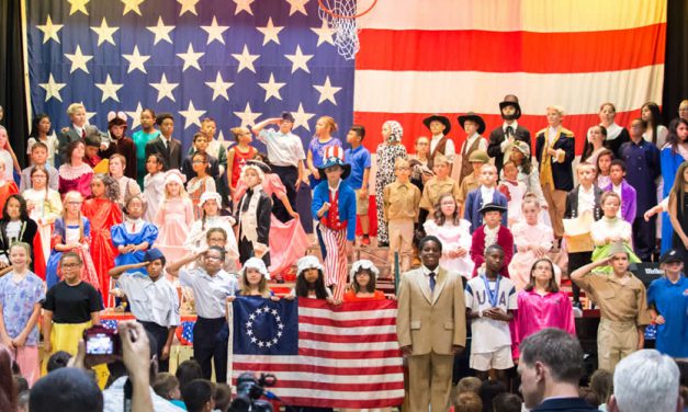 Dyess Elementary Salutes Veterans at “I Love America Day”