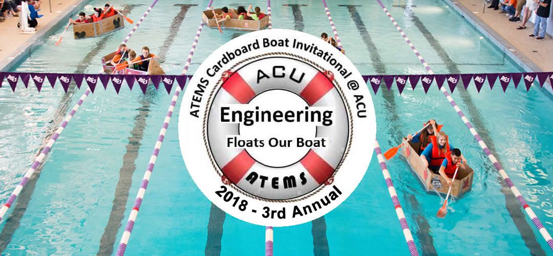 ATEMS Cardboard Boat Invitational Back For Third Year at ACU