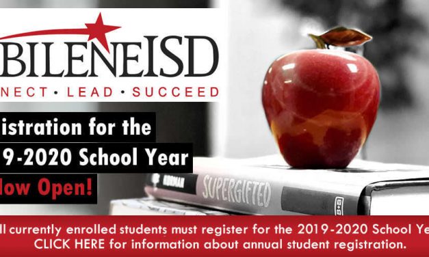 Annual Student Registration Open Now for 2019-2020 School Year