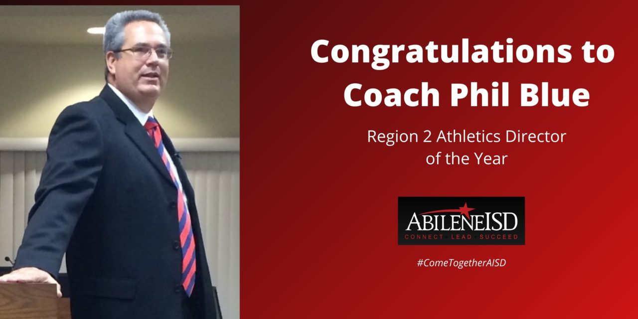 AISD’s Phil Blue named Region 2 Athletics Director of the Year