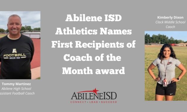 Abilene ISD Athletics names first recipients of Coach of the Month award