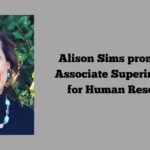 Alison Sims promoted to Associate Superintendent for Human Resources