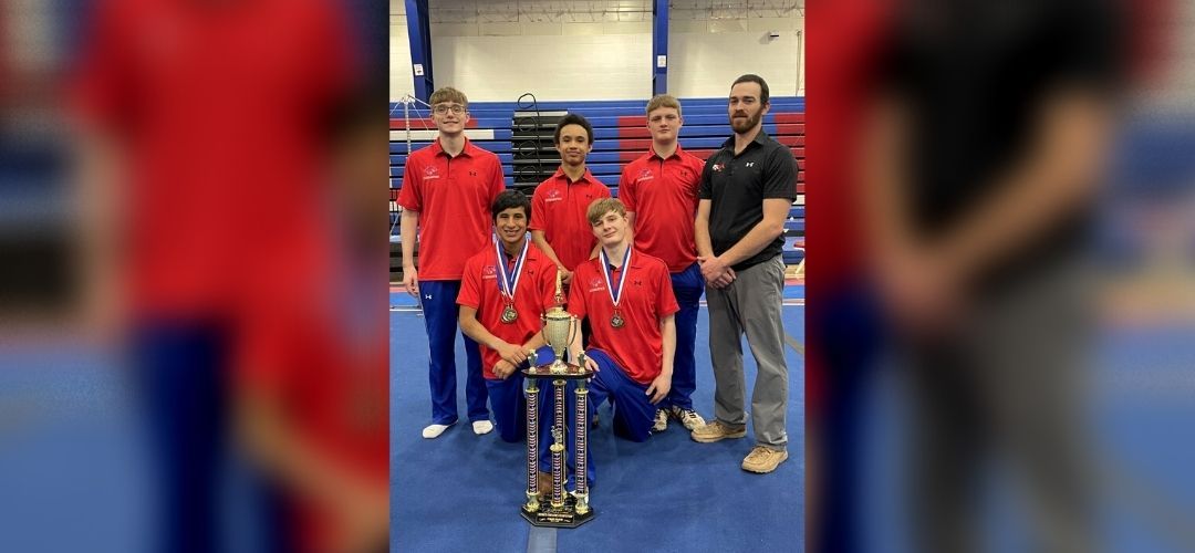 CHS Men’s Team, Eagles’ Dantzler Lead the Way to Regional Gymnastics