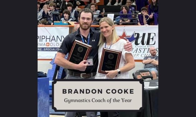 Gymnasts Score Big at State; Cooke Named Coach of the Year