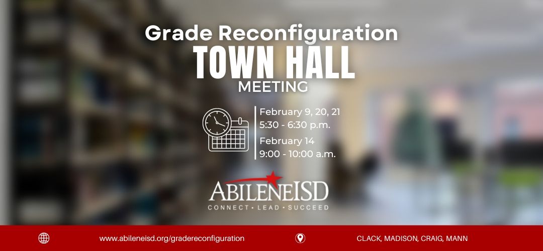 Join the Conversation at Grade Reconfiguration Town Halls