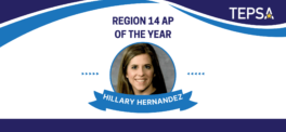 Hillary Hernandez Named TEPSA AP of the Year for ESC 14