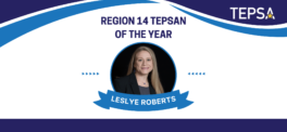 Leslye Roberts Named 2024 Region 14 TEPSAN of the Year
