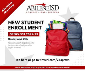New Student Enrollment 2022-2023